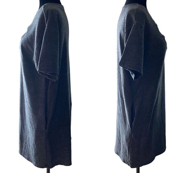 Umgee Tee Shirt Dress with Lacing Accent‎ - Picture 3 of 11